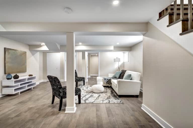 Basement remodeling transformation photo. UK Renovation Company